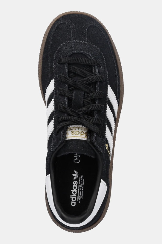 Otroške superge iz semiša adidas Originals HANDBALL SPEZIAL črna JQ6382