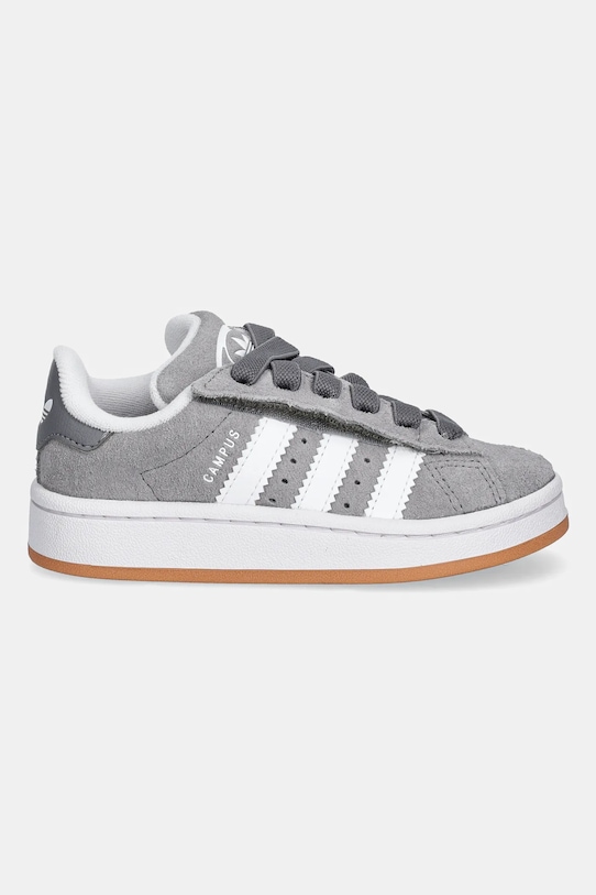 adidas Originals sneakers de piele întoarsă pentru copii CAMPUS 00s JQ6384 gri AW25