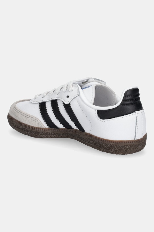Deklice Otroške usnjene superge adidas Originals SAMBA OG JQ6391 bela