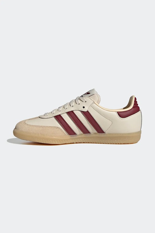 Παιδικά δερμάτινα sneakers adidas Originals SAMBA OG μπεζ JQ8554