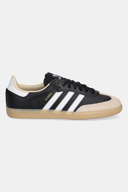 adidas Originals gyerek bőr sportcipő SAMBA OG JQ8555 fekete AW25