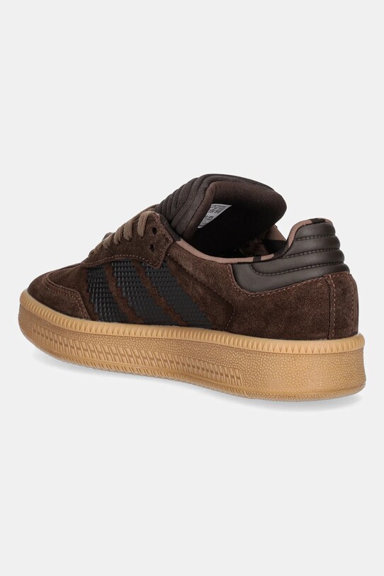 Хлопчик Дитячі замшеві кросівки adidas Originals SAMBA XLG JQ8934 коричневий