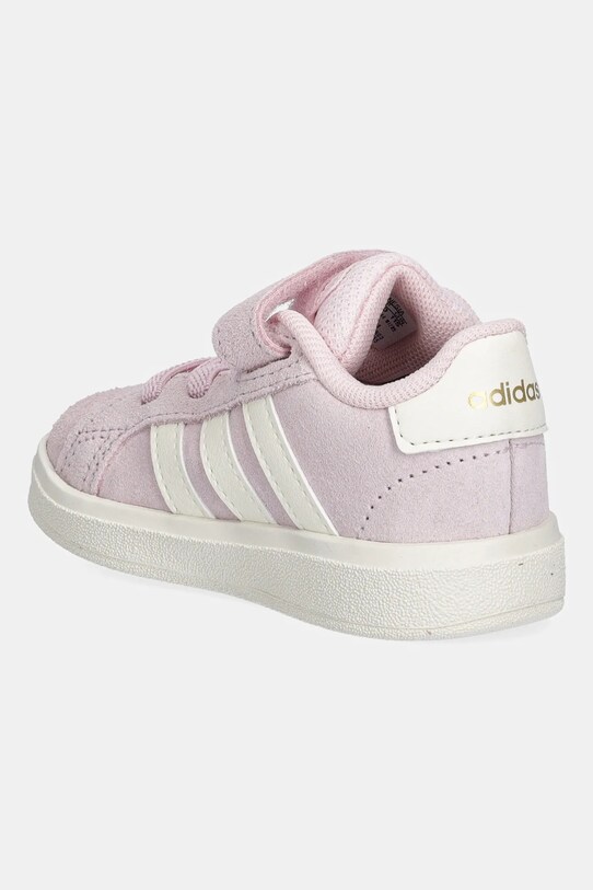 Fiú adidas gyerek velúr sportcipő GRAND COURT 00s JR0781 rózsaszín
