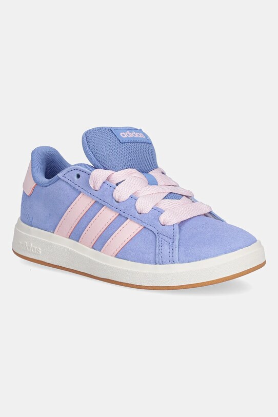 adidas gyerek sportcipő GRAND COURT 00s velúr bőr kék JR2228