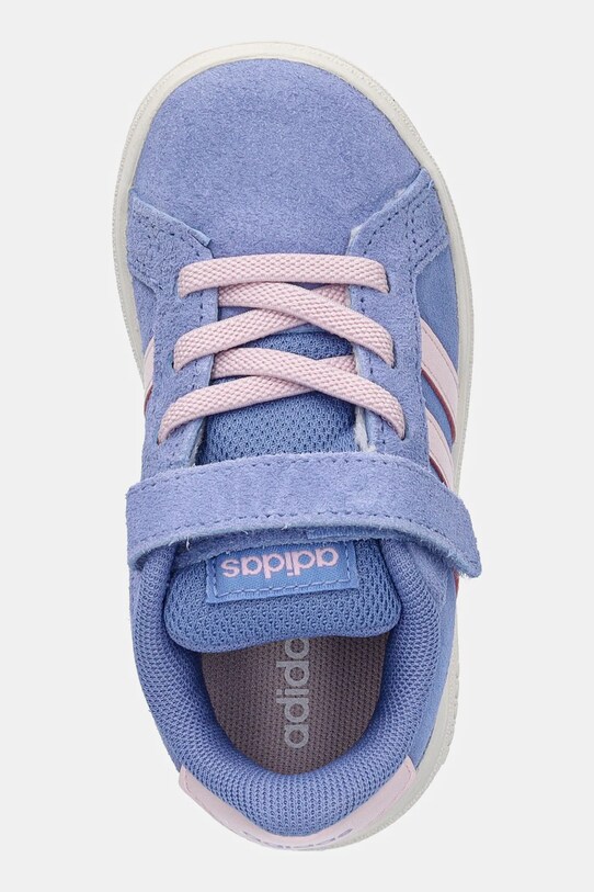 adidas sneakersy zamszowe dziecięce GRAND COURT 00s niebieski JR2230