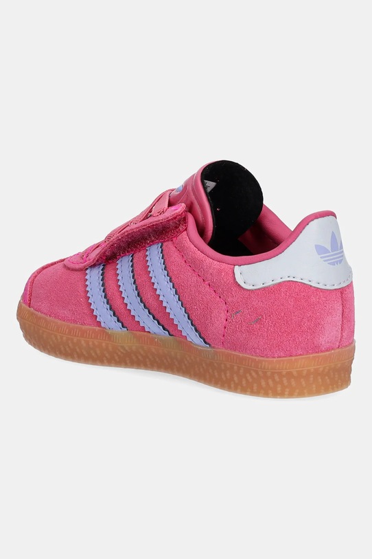 Chłopiec adidas Originals sneakersy zamszowe dziecięce GAZELLE JR5938 różowy