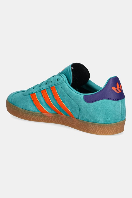 Fiú adidas Originals gyerek bőr sportcipő GAZELLE JR5943 türkiz