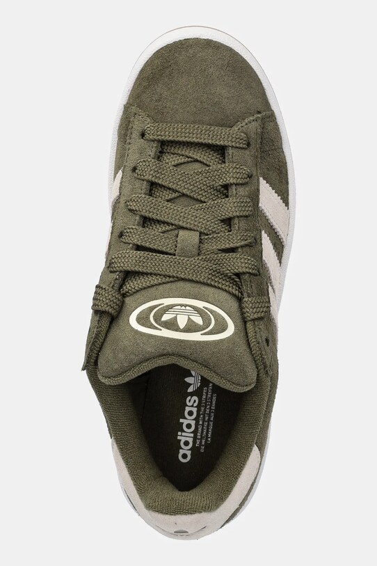 Велурени маратонки adidas Originals CAMPUS 00s зелен JR6172
