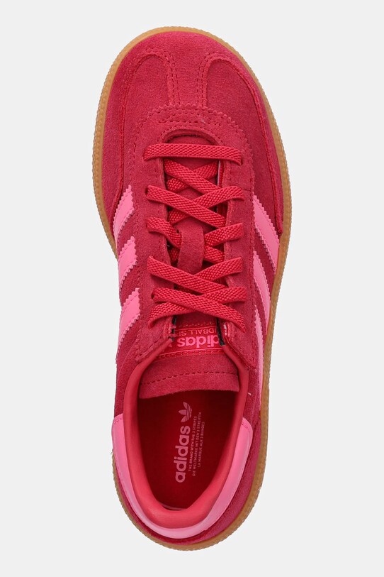 Dječje tenisice od brušene kože adidas Originals HANDBALL SPEZIAL roza JR7423