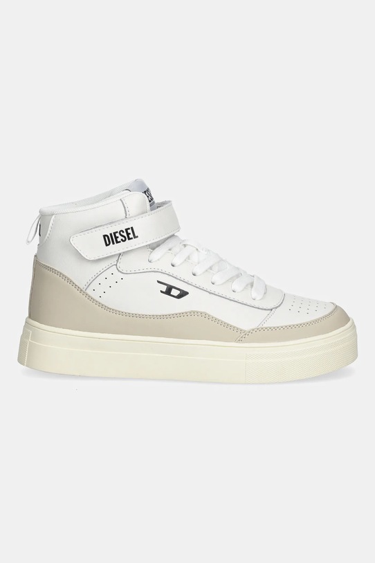 Otroške usnjene superge Diesel TRACKER-D S-TRACKER D SNEAKERS BC1039 bela AW25