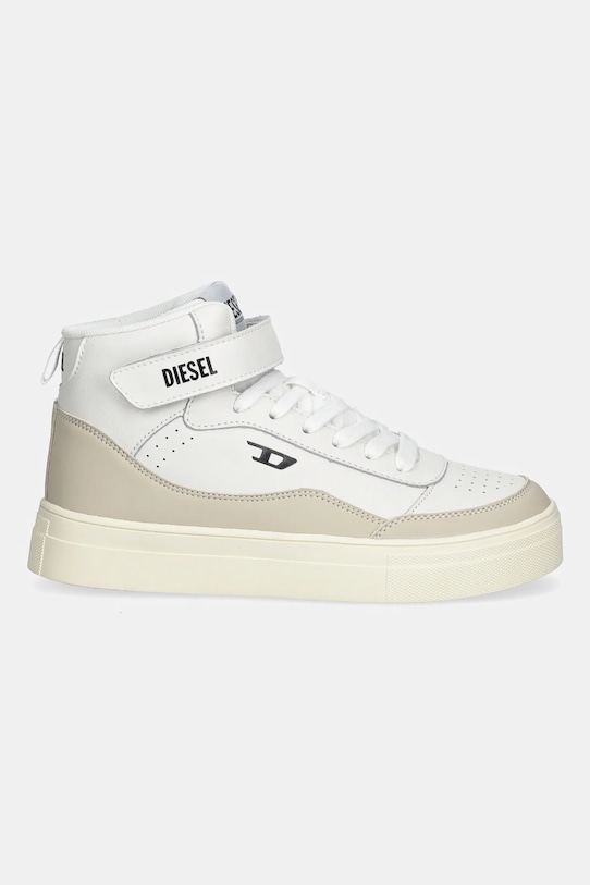 Diesel sneakersy skórzane dziecięce TRACKER-D S-TRACKER D SNEAKERS BC1039 biały AW25