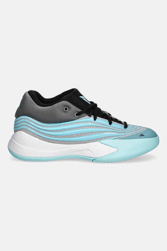 Dětské tenisky adidas Originals DAME X JP6079 tyrkysová AW25