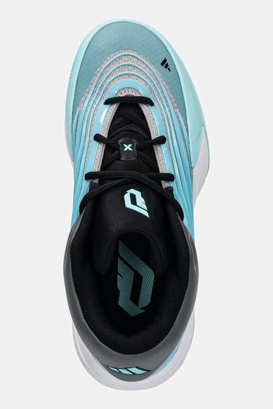 Dětské tenisky adidas Originals DAME X tyrkysová JP6079