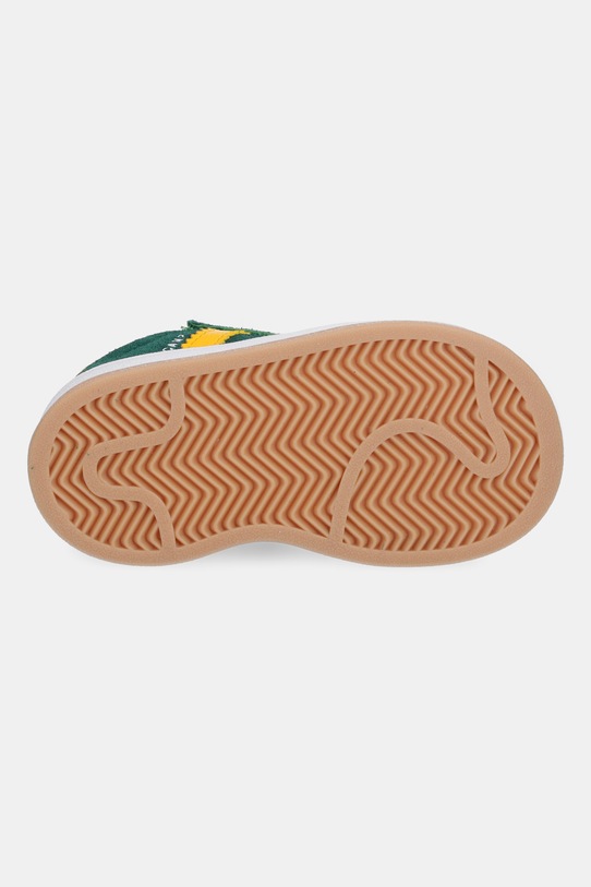 Otroške superge iz semiša adidas Originals CAMPUS 00s zelena JP7987