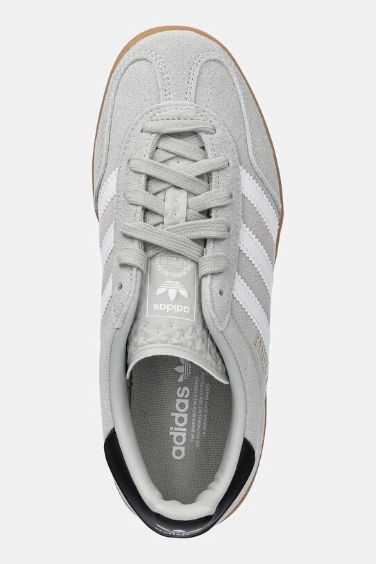 Детски маратонки adidas Originals GAZELLE INDOOR сив JP8764