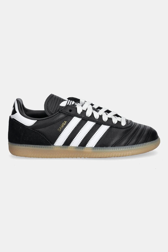 adidas Originals scarpe da ginnastica per bambini in pelle SAMBA JQ1326 nero AW25