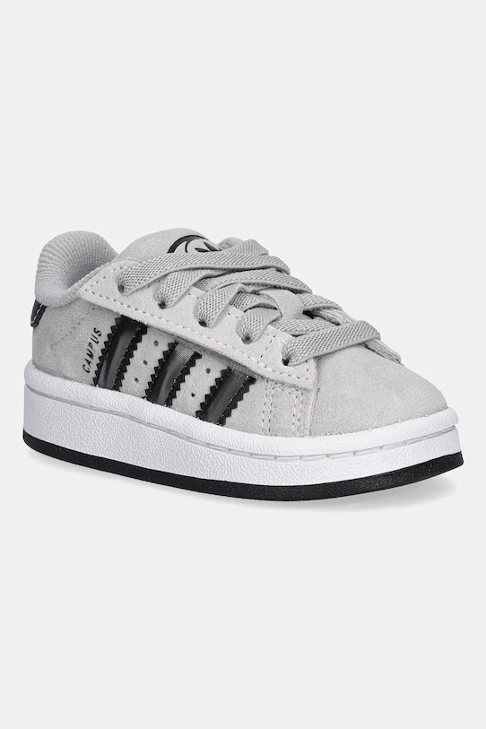 adidas Originals sneakers de piele întoarsă pentru copii CAMPUS0s sintetic gri JQ1763