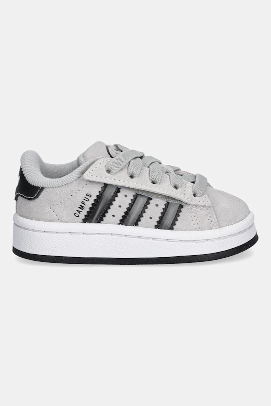 adidas Originals sneakers de piele întoarsă pentru copii CAMPUS0s JQ1763 gri AW25