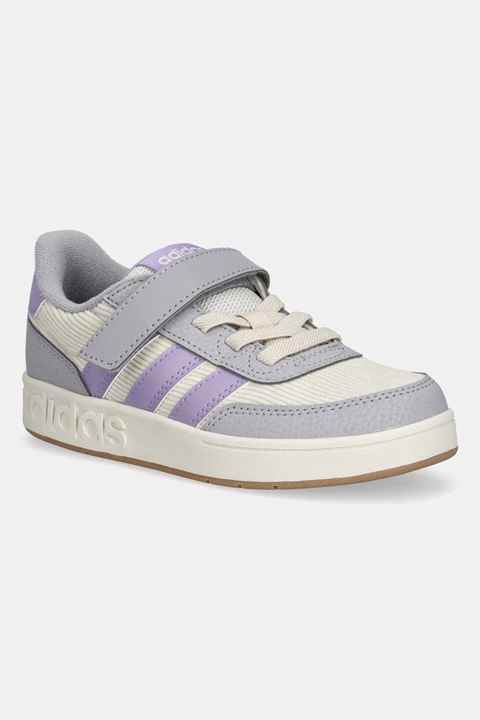 Παιδικά αθλητικά παπούτσια adidas BREAKBASE συνθετικό μπεζ JQ3107