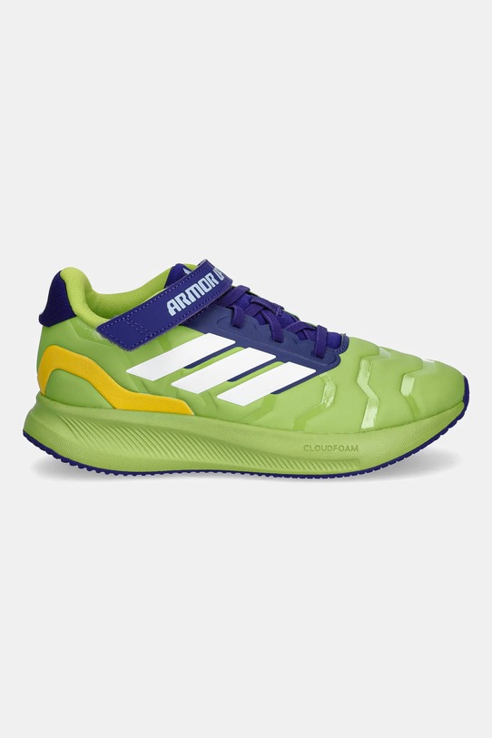 adidas sneakers pentru copii RUNFALCON 5 IRON HULK JQ6689 verde AW25