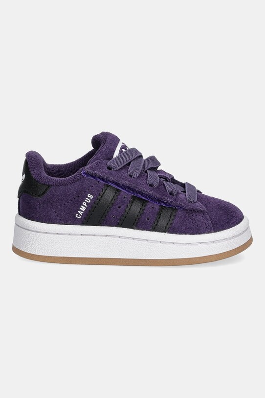 Детски велурени маратонки adidas Originals CAMPUS 00s JQ8561 виолетов AW25