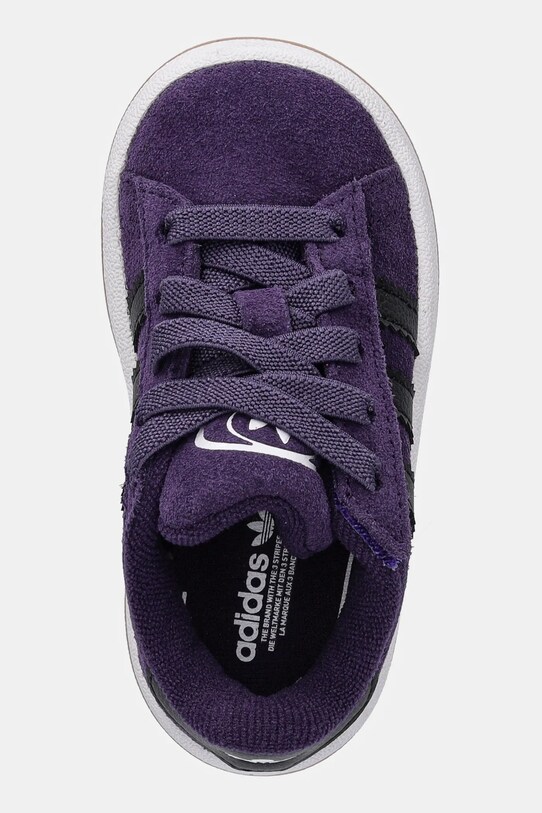 Детски велурени маратонки adidas Originals CAMPUS 00s виолетов JQ8561