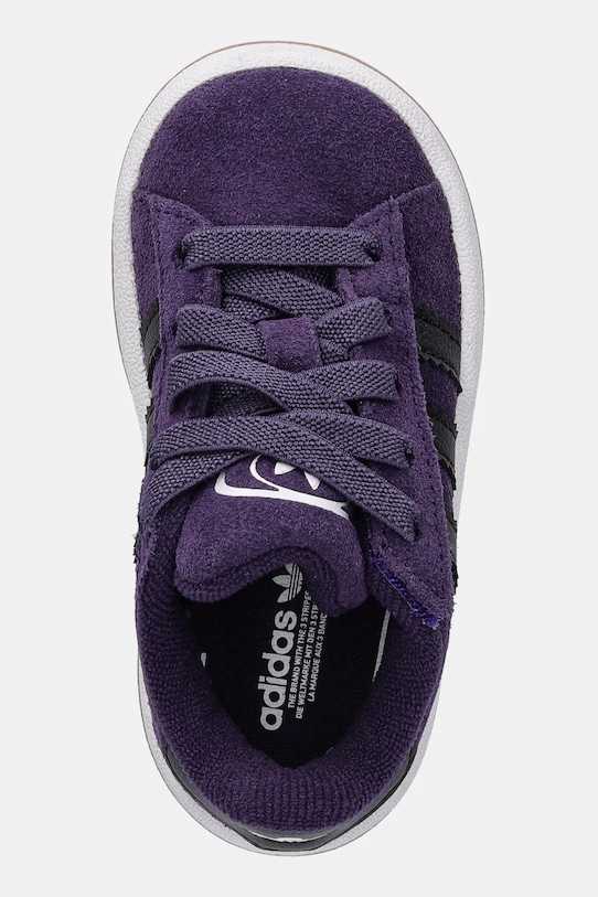 adidas Originals sneakersy zamszowe dziecięce CAMPUS 00s fioletowy JQ8561