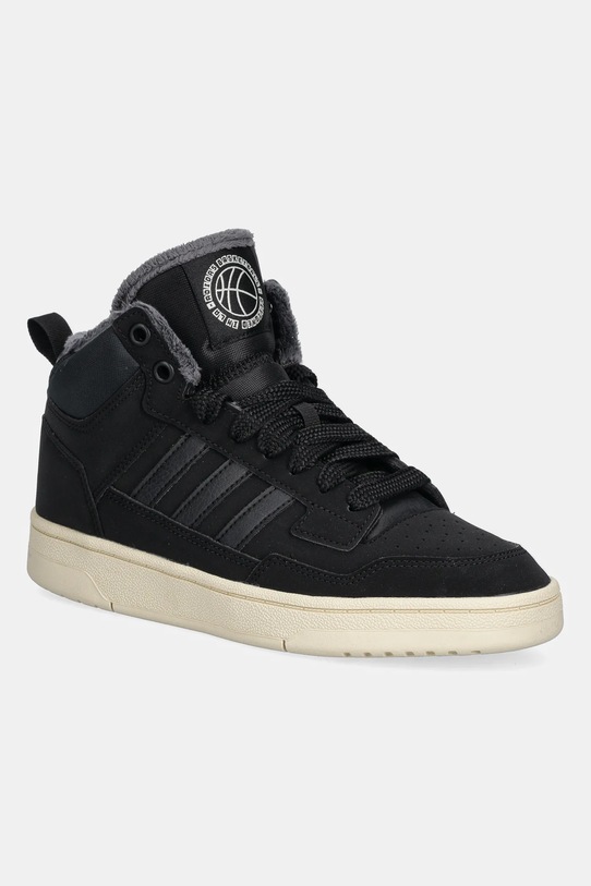Παιδικά αθλητικά παπούτσια adidas Originals RAPID COURT WINTERIZED συνθετικό μαύρο JR1027