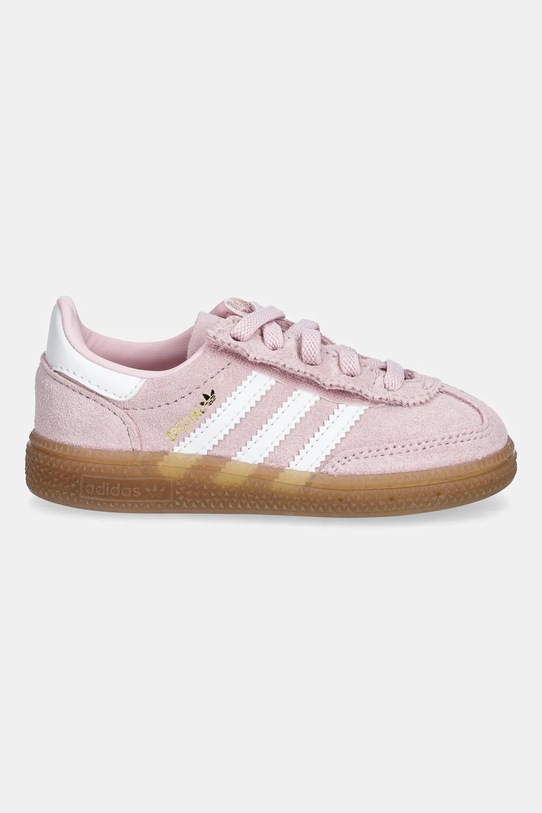 adidas Originals sneakers de piele întoarsă pentru copii HANDBALL SPEZIAL JR2106 roz AW25