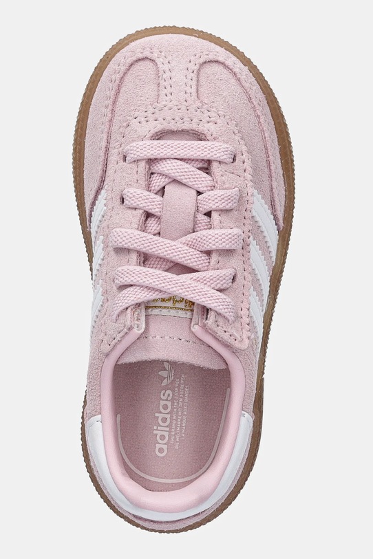 adidas Originals sneakers de piele întoarsă pentru copii HANDBALL SPEZIAL roz JR2106