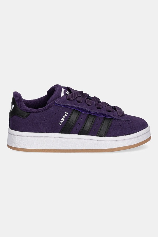 Дитячі замшеві кросівки adidas Originals CAMPUS 00s JR7422 фіолетовий AW25
