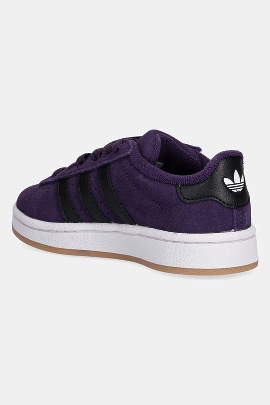 Хлопчик Дитячі замшеві кросівки adidas Originals CAMPUS 00s JR7422 фіолетовий