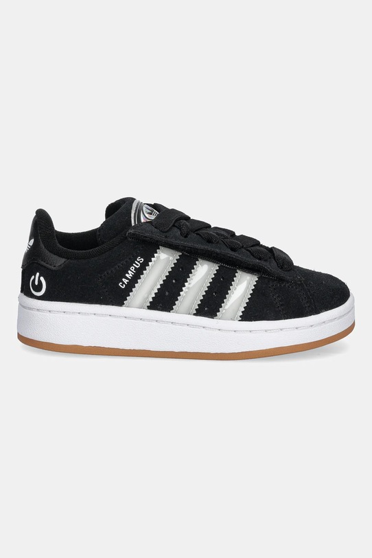 Παιδικά sneakers σουέτ adidas Originals CAMPUS 00s LED LIGHTS JS1277 μαύρο AW25