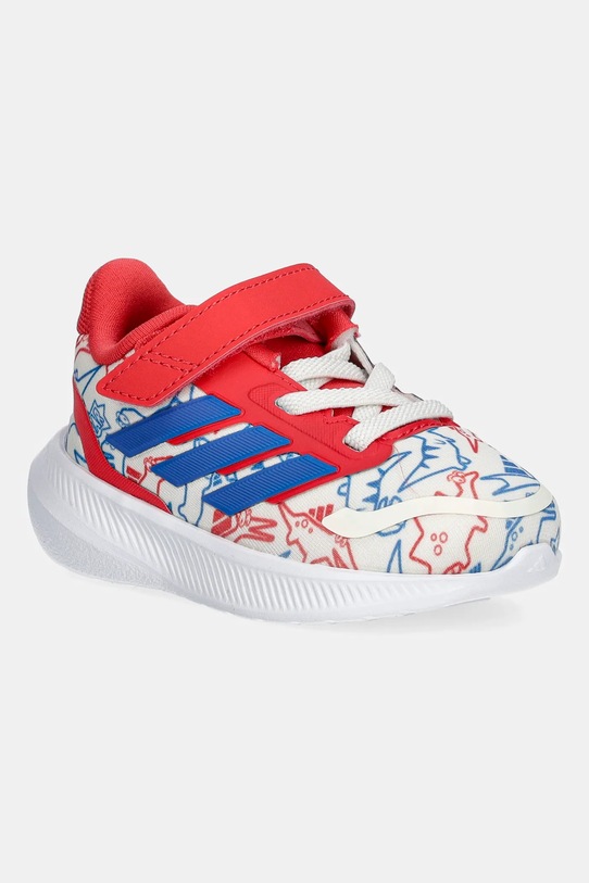 Дитячі кросівки adidas RUNFALCON DINO синтетичний червоний JP6168
