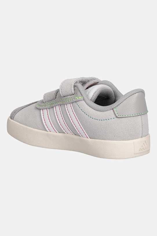 Deklice Otroške superge iz semiša adidas VL COURT 3.0 JP7878 siva