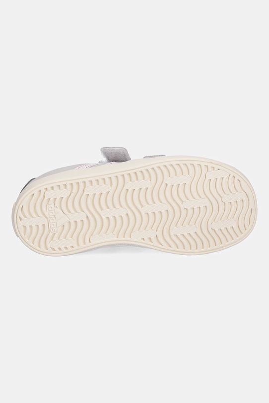 Otroške superge iz semiša adidas VL COURT 3.0 JP7878 siva