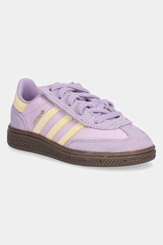 adidas Originals sneakers pentru copii HANDBALL SPEZIAL piele întoarsă violet JQ0734