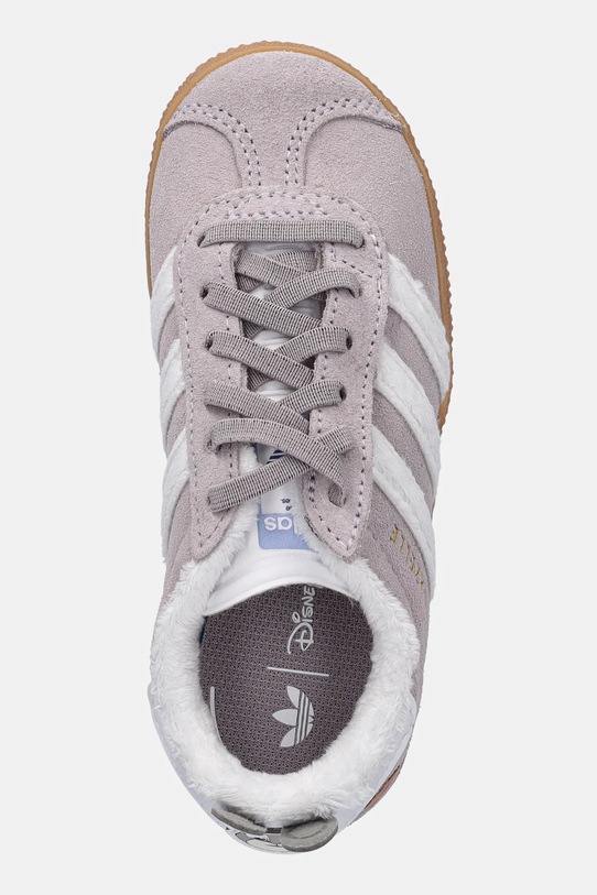 adidas Originals sneakers de piele întoarsă pentru copii GAZELLE violet JQ1345