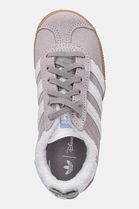 adidas Originals sneakers de piele întoarsă pentru copii GAZELLE violet JQ1345