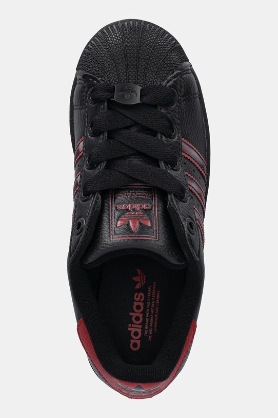 adidas Originals sneakersy dziecięce SUPERSTAR II czarny JQ1776