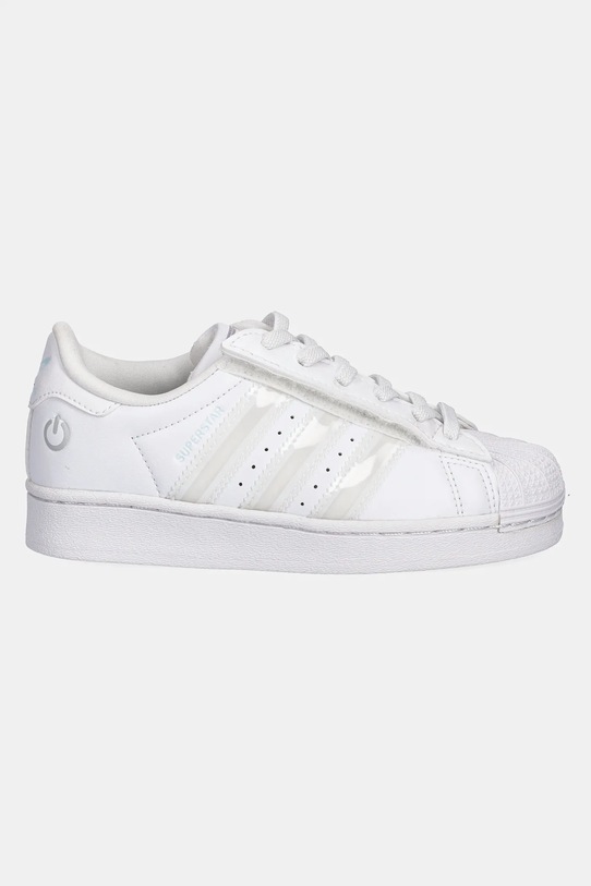 adidas Originals sneakers pentru copii SUPERSTAR LED LIGHTS JQ6419 alb AW25