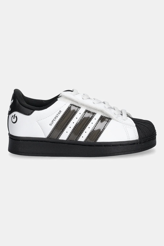 adidas Originals sneakers pentru copii SUPERSTAR LED LIGHTS JS1290 alb AW25