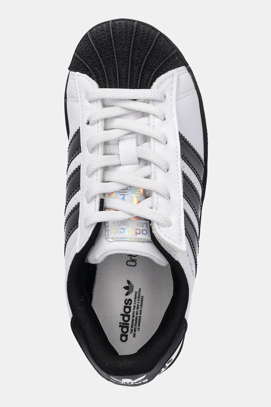 adidas Originals sneakers pentru copii SUPERSTAR LED LIGHTS alb JS1290