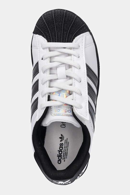Παιδικά αθλητικά παπούτσια adidas Originals SUPERSTAR LED LIGHTS λευκό JS1290