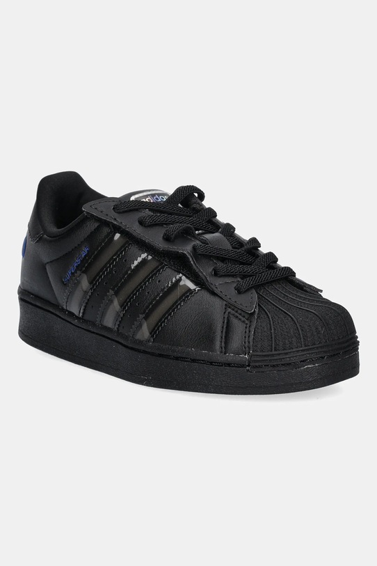 adidas Originals sneakers pentru copii SUPERSTAR LED LIGHTS mic de statură negru JS1291