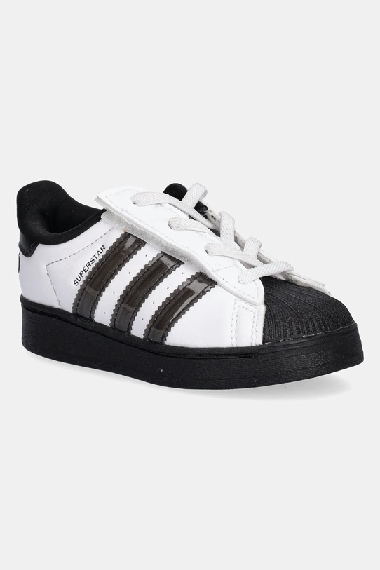 adidas Originals scarpe da ginnastica per bambini SUPERSTAR LED LIGHTS bassa bianco JS1293