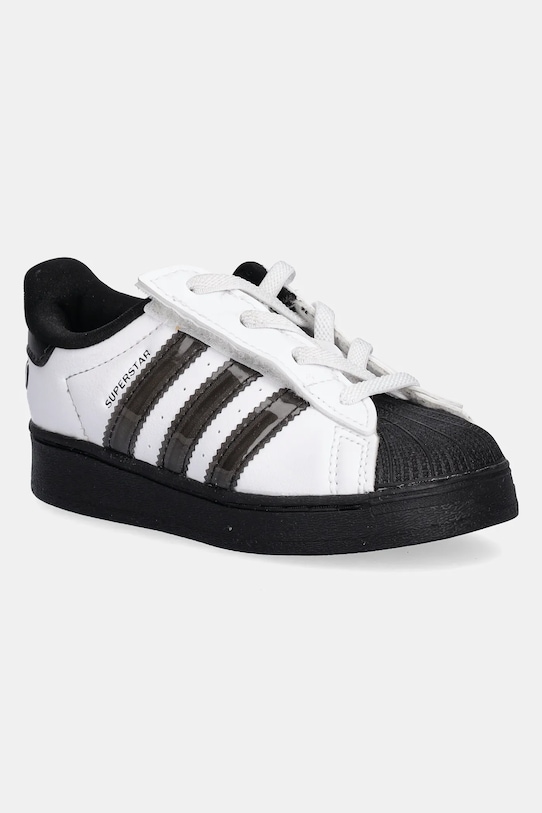 adidas Originals sneakers pentru copii SUPERSTAR LED LIGHTS mic de statură alb JS1293