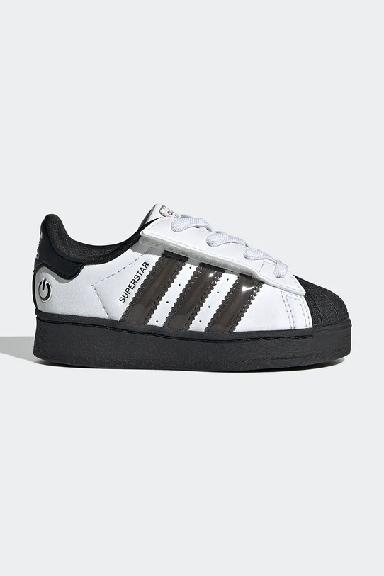 adidas Originals gyerek sportcipő SUPERSTAR LED LIGHTS alacsony fehér JS1293