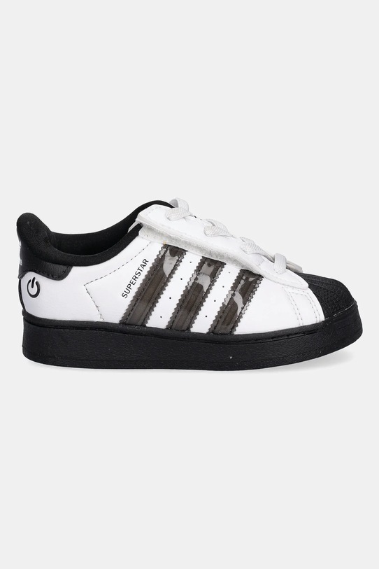 adidas Originals scarpe da ginnastica per bambini SUPERSTAR LED LIGHTS JS1293 bianco AW25