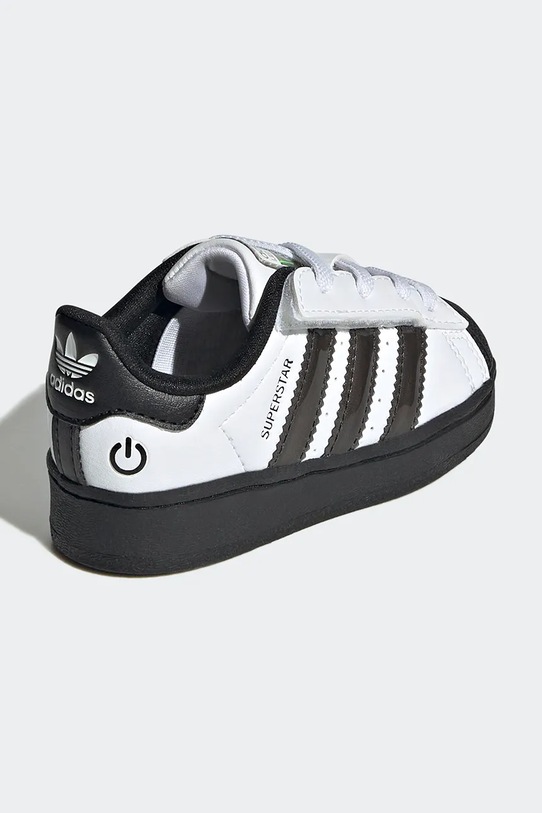 Fiú adidas Originals gyerek sportcipő SUPERSTAR LED LIGHTS JS1293 fehér